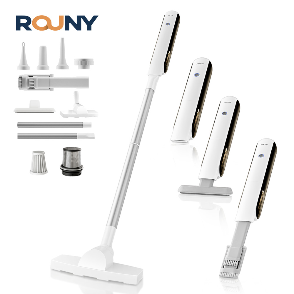 한국A/S ROUNY BLDC모터 다용도 핸디형 5 in 1 무선 진공청소기 먼지 흡입과 바람 부는 겸용 휴