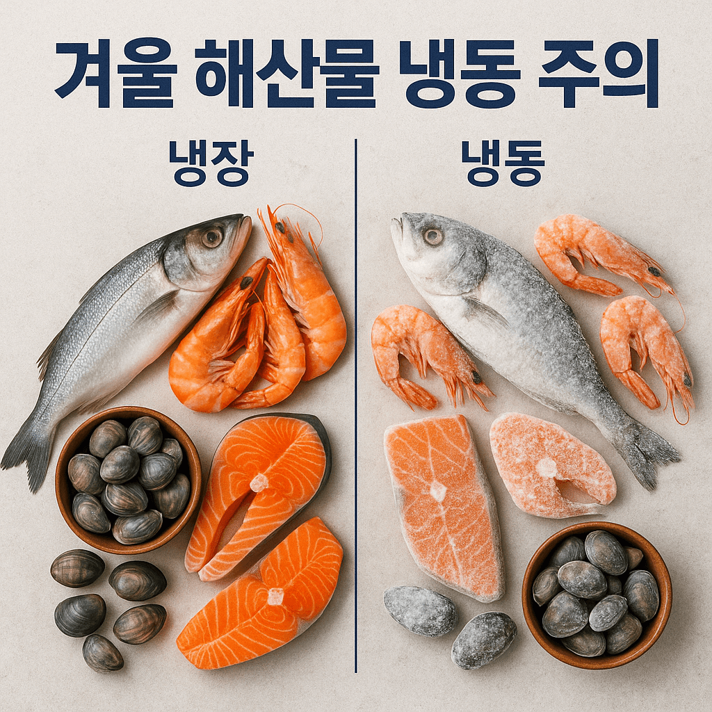 한겨울 해산물, 손질을 잘못하면 맛이 반으로 줄어든다