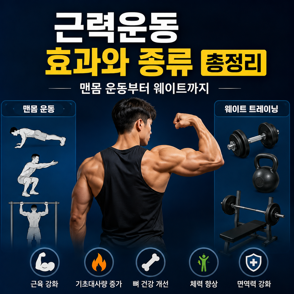 근력운동 효과와 종류
