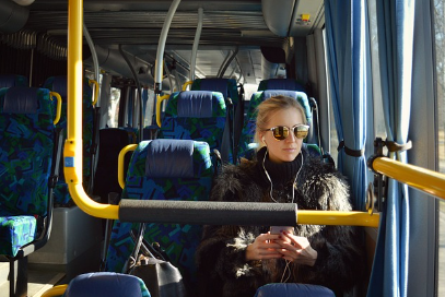 서울 시내버스 파업 대비 비상수송대책 중 하나인 무료 셔틀버스와 관련된 버스 사진