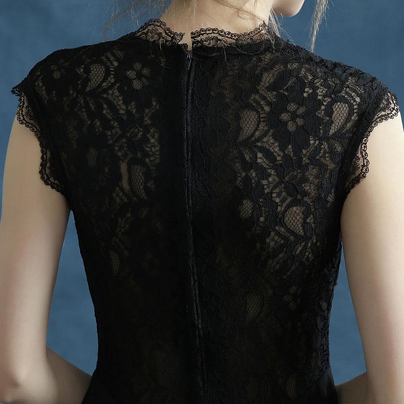 블랙연주드레스 심플 드레스 연주회 시상식 연말 파티 연주 콩쿨 공연