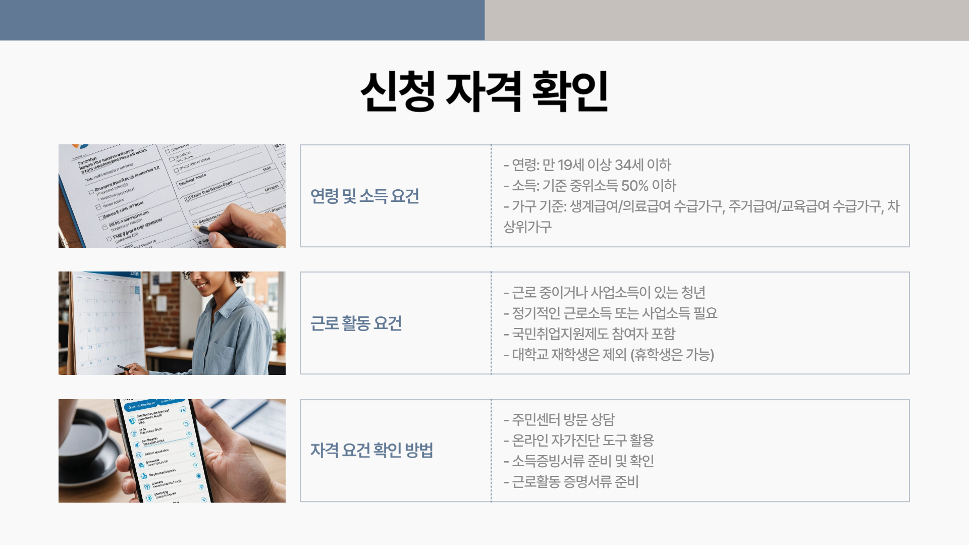 청년내일저축계좌 신청 절차 단계별 가이드