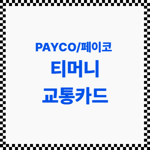 PAYCO 티머니 교통카드