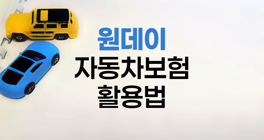 원데이 자동차보험 활용법과 주의사항
