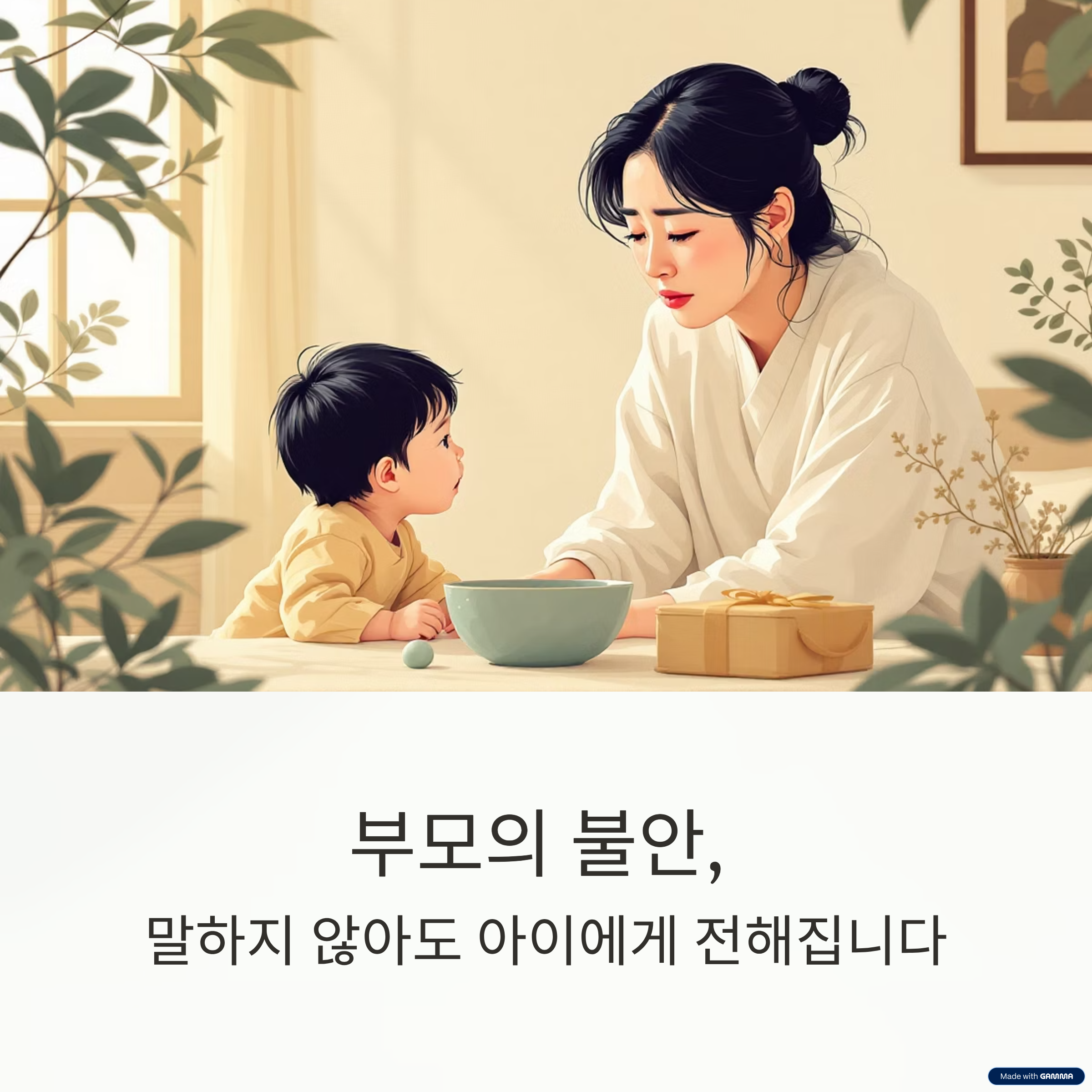 부모 불안이 아이에게 미치는 영향