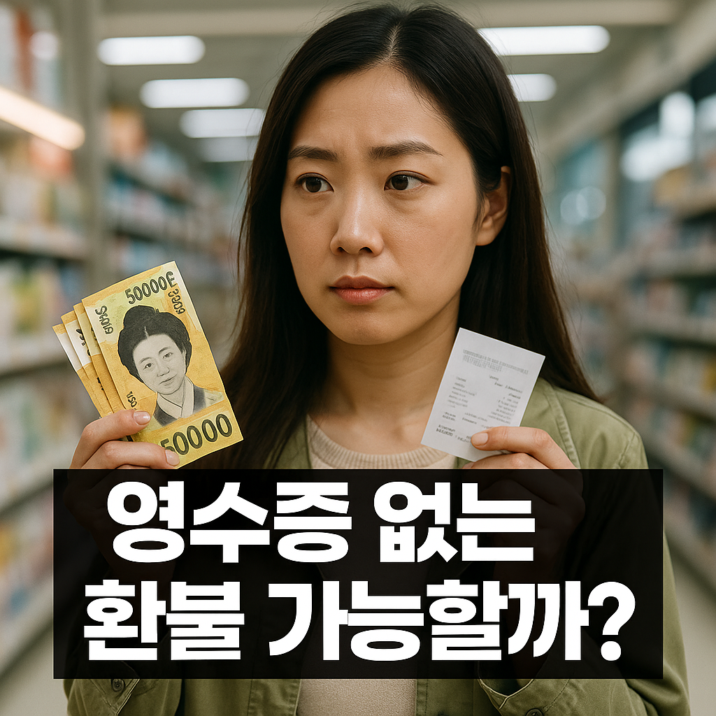 영수증 없는 환불 가능할까?