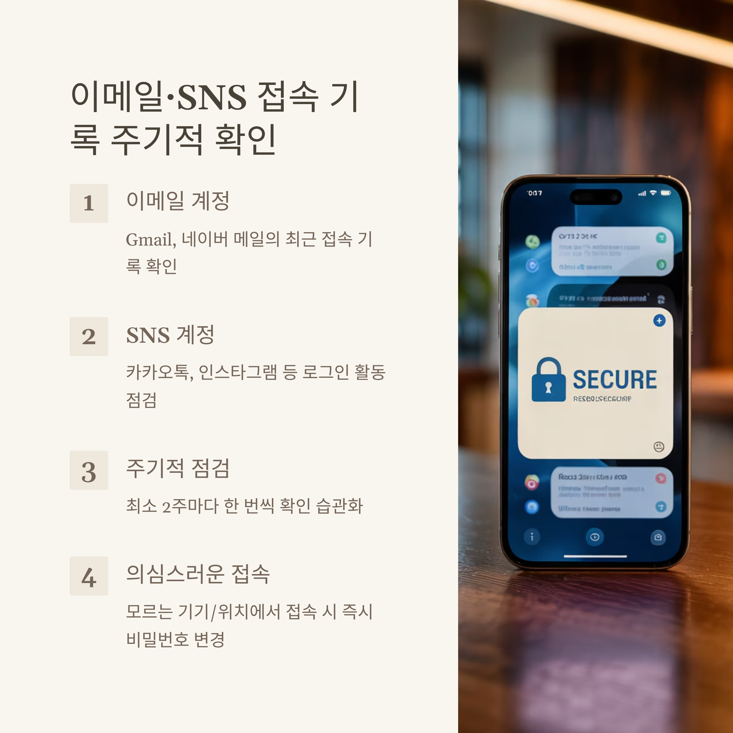 개인정보 유출 피해 막는 실전 보안 꿀팁