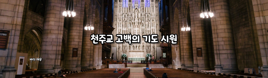 천주교 고백의 기도 기도문_주요 기도문