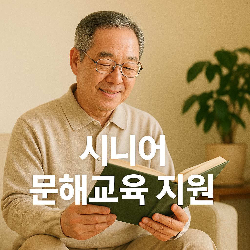 글 읽기 어려움 해결! 시니어 문해교육 완전 정리✍️