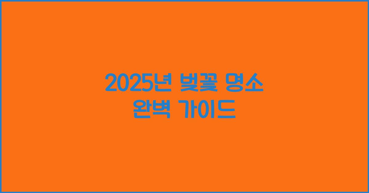 벚꽃 명소