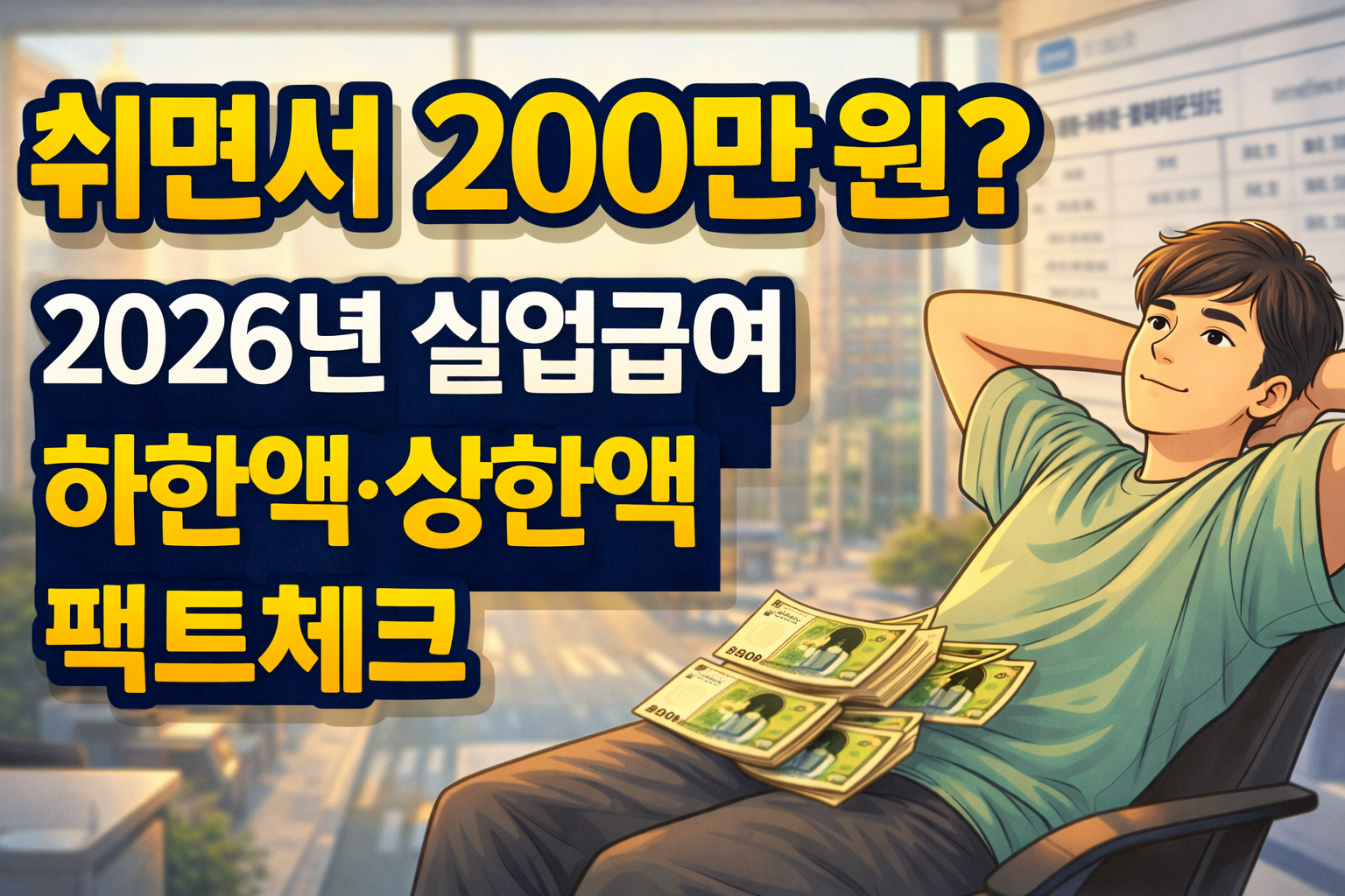 실업급여 하한액&middot;상한액 팩트체크