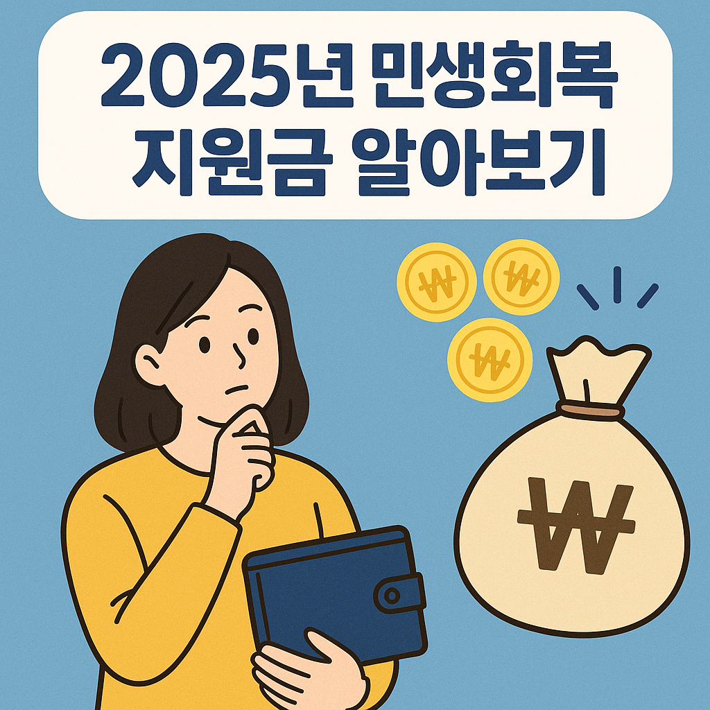2025년 민생회복 지원금