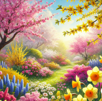 봄 꽃 개화시기