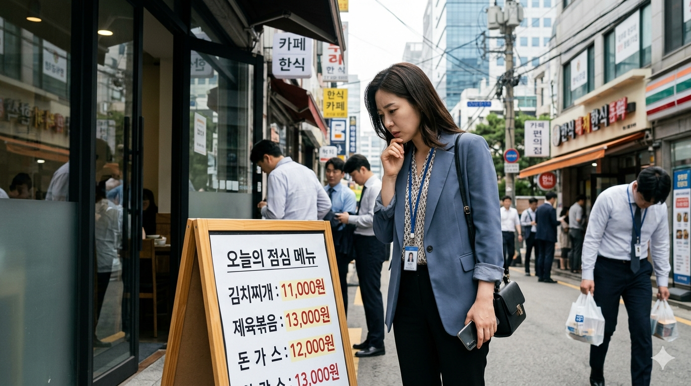 점심값 1만원 시대에 직장인은 어떻게 버티는가