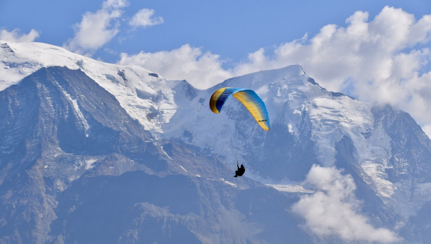 샤모나 페러글라이딩