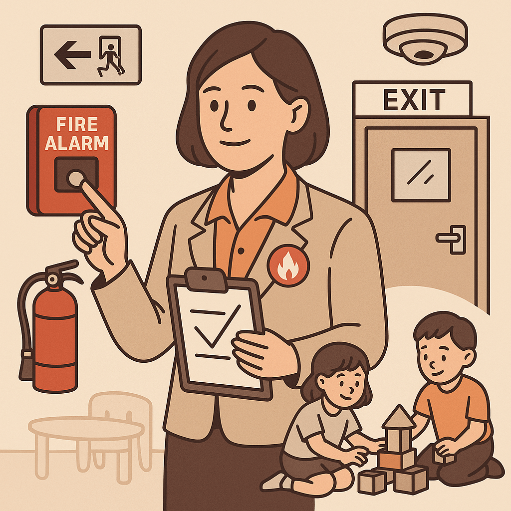 어린이집 소방안전관리자는&gt;?