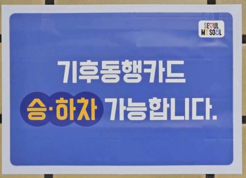 기후동행카드 후불 신청, 발급방법