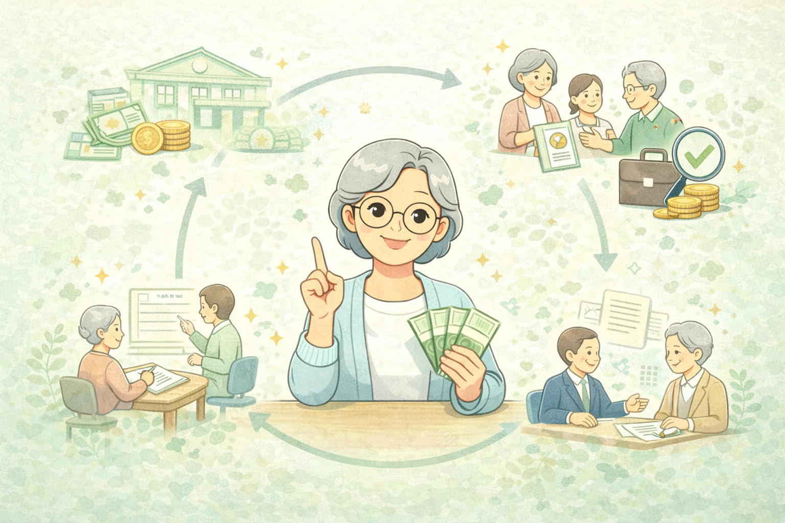 시니어 정부지원 교육·취업 연계 제도 한눈에 보기