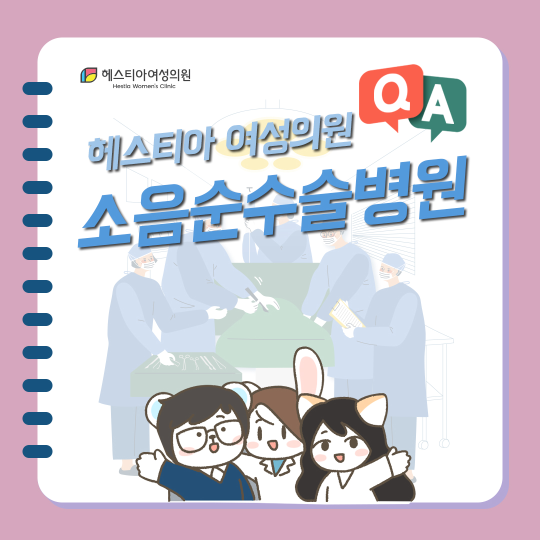 강남 산부인과 헤스티아 여성의원 소음순수술병원 유명한곳