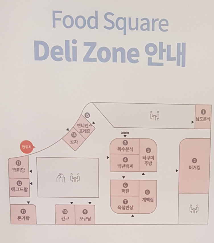 푸드스퀘어 안내도