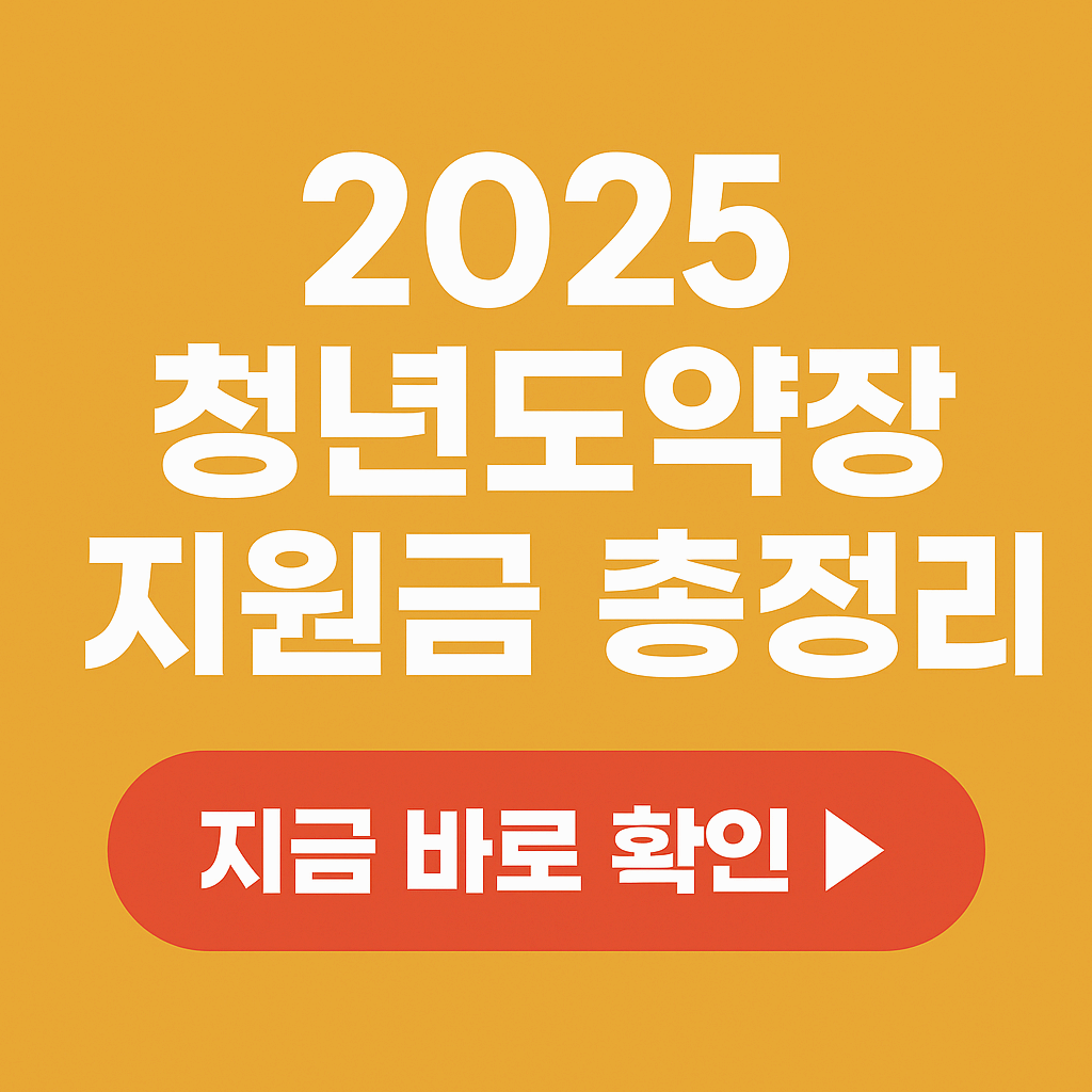 2025 청년도약지원금 총정리｜청년일자리도약장려금·국민취업지원제도·서울시 청년수당