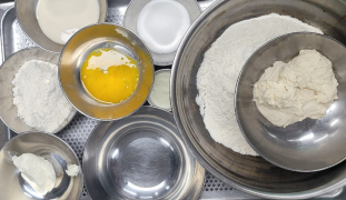 베이킹 전 재료 계량