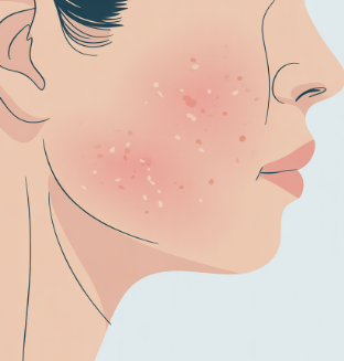 얼굴 피부가려움증의 원인