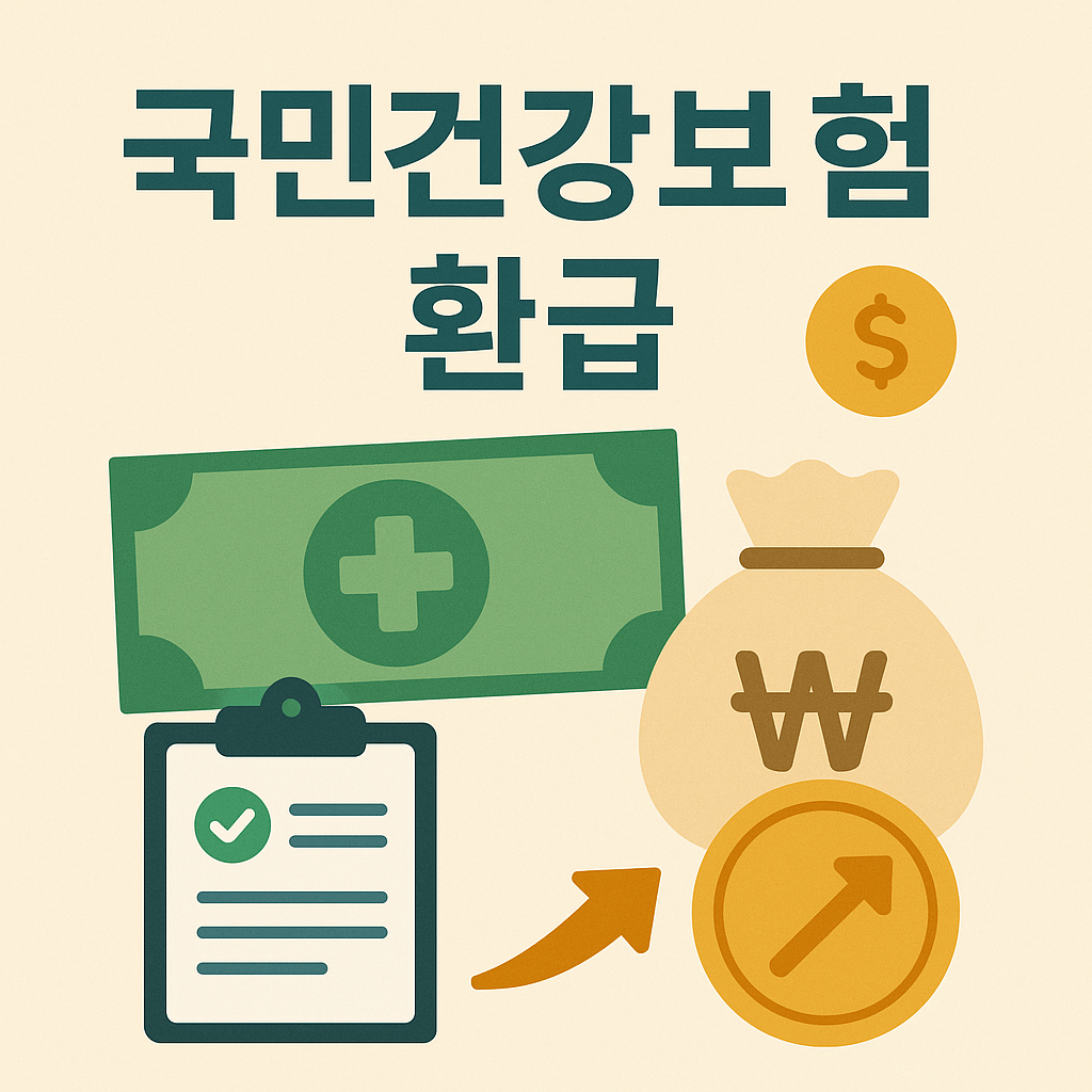 국민건강보험 환급금 - 사진