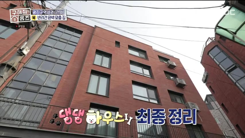 구해줘홈즈 댕댕하우스 동물병원 인접 서울시 광진구 중곡동 전세 매매 매물 가격 및 구조 인테리어 리모델링 최종선택 더보이즈 영훈 현재 소개
