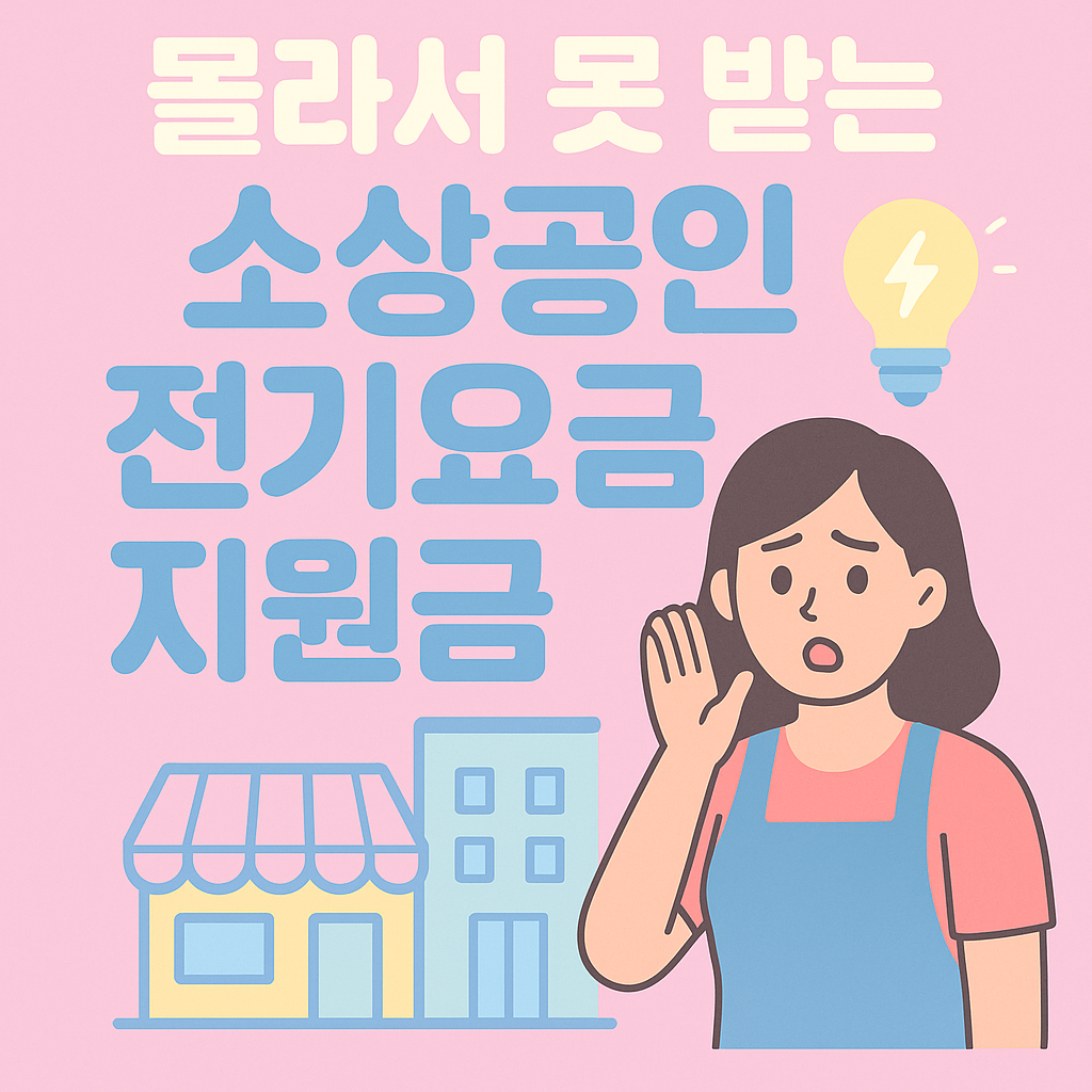 소상공인 전기요금 지원