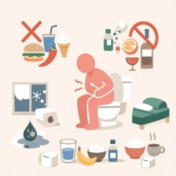 급성 설사를 멎게 하려면 피해야 할 행동과 기본 관리 방법8