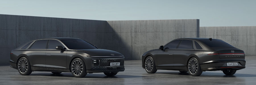 그랜저 풀체인지 녹턴 그레이 매트