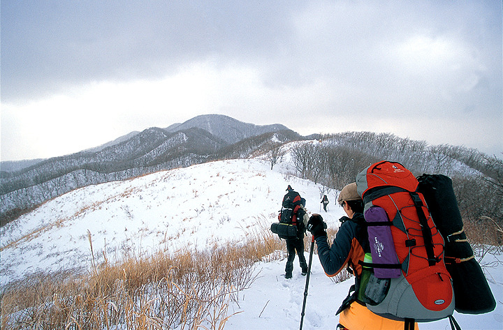 장안산 등산코스 지도