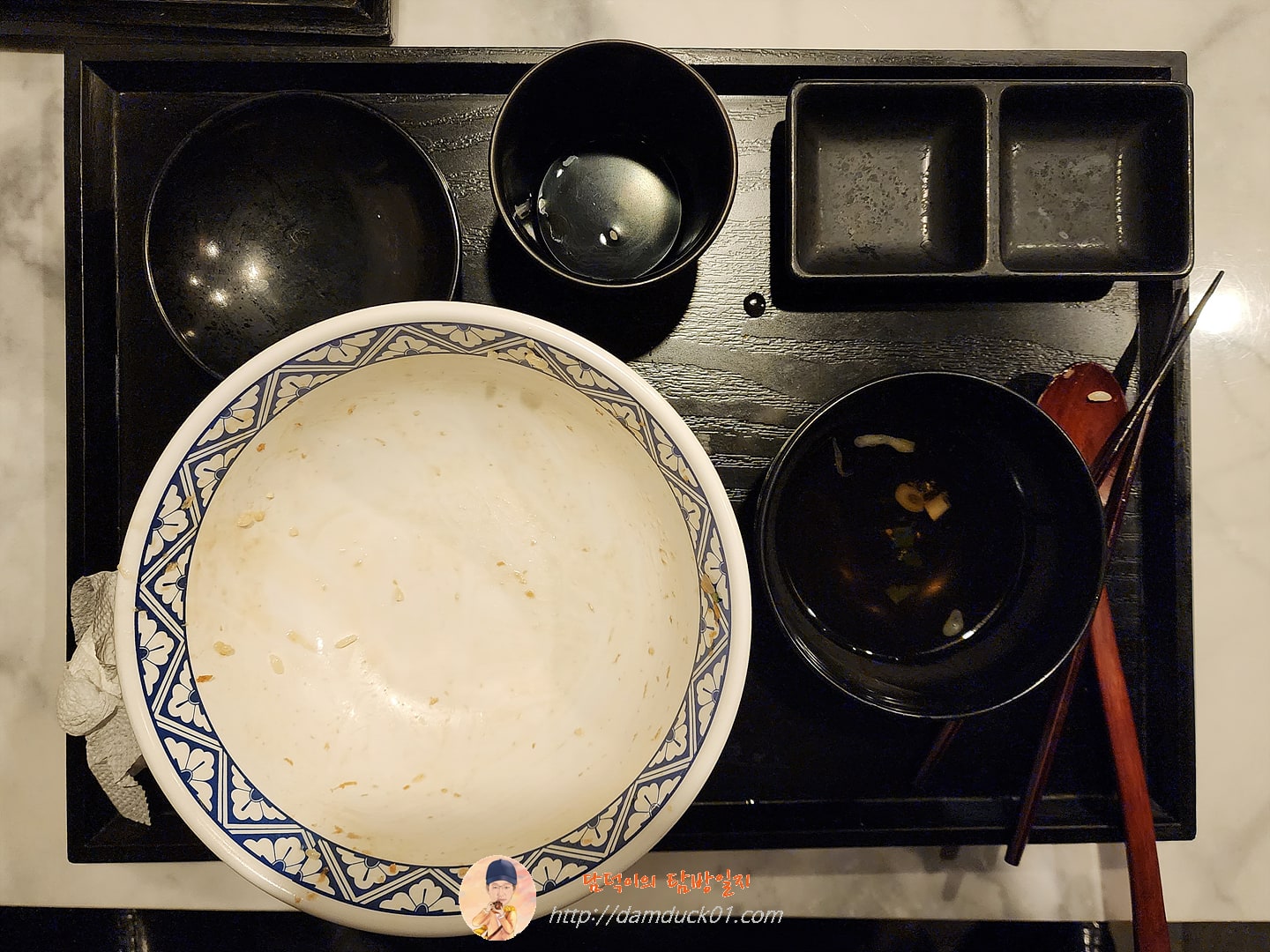 카츠동 식사 끝