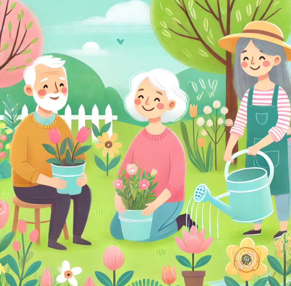 노인 우울증 치료와 관련된 사진