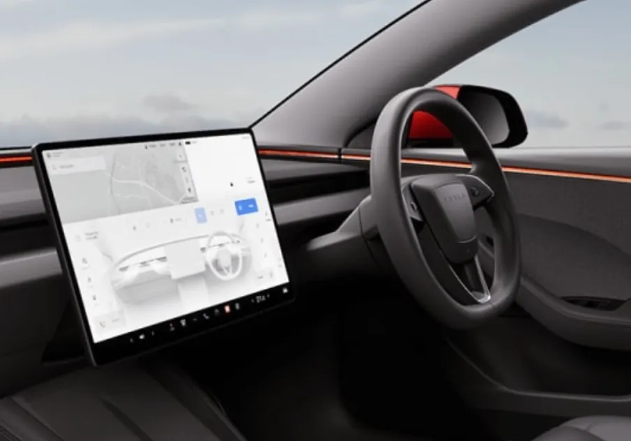 2024 테슬라 모델3 페이스리프트 실내 디자인 업데이트