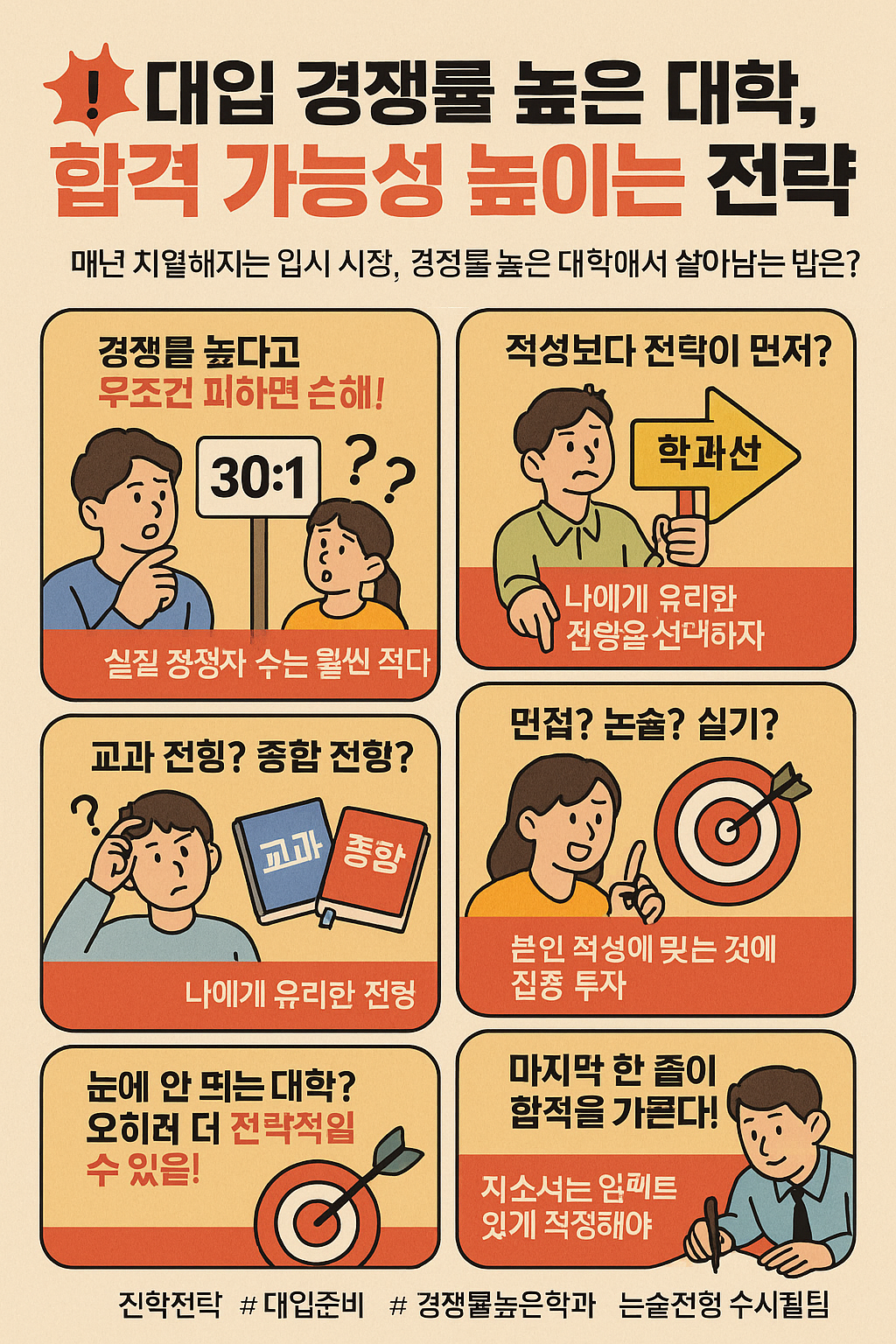 SKY보다 더 치열한 그곳! 대입 경쟁률 높은 대학, 합격 가능성 높이는 꿀팁 총정리