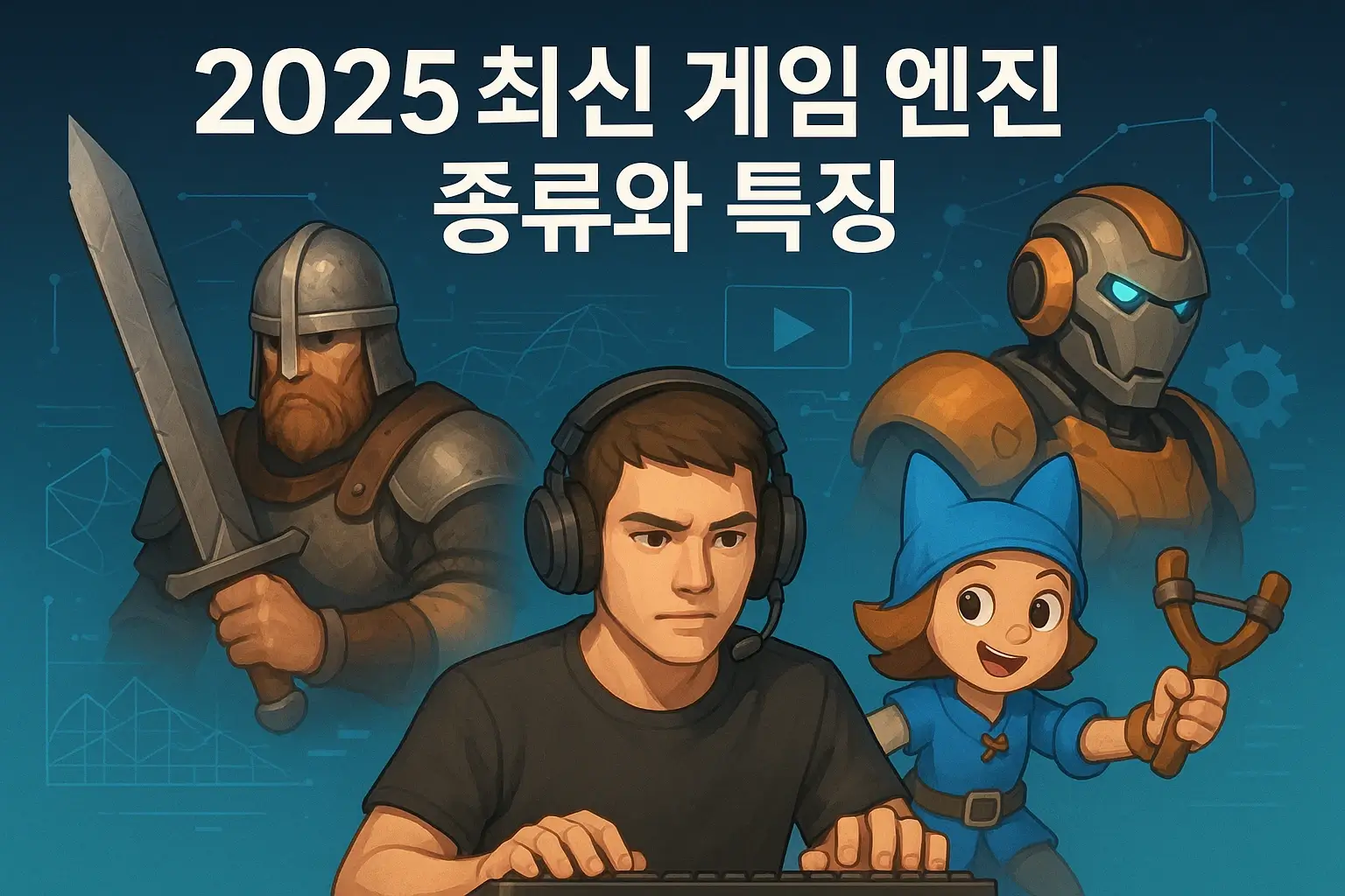 2025 최신 게임 엔진 종류와 특징