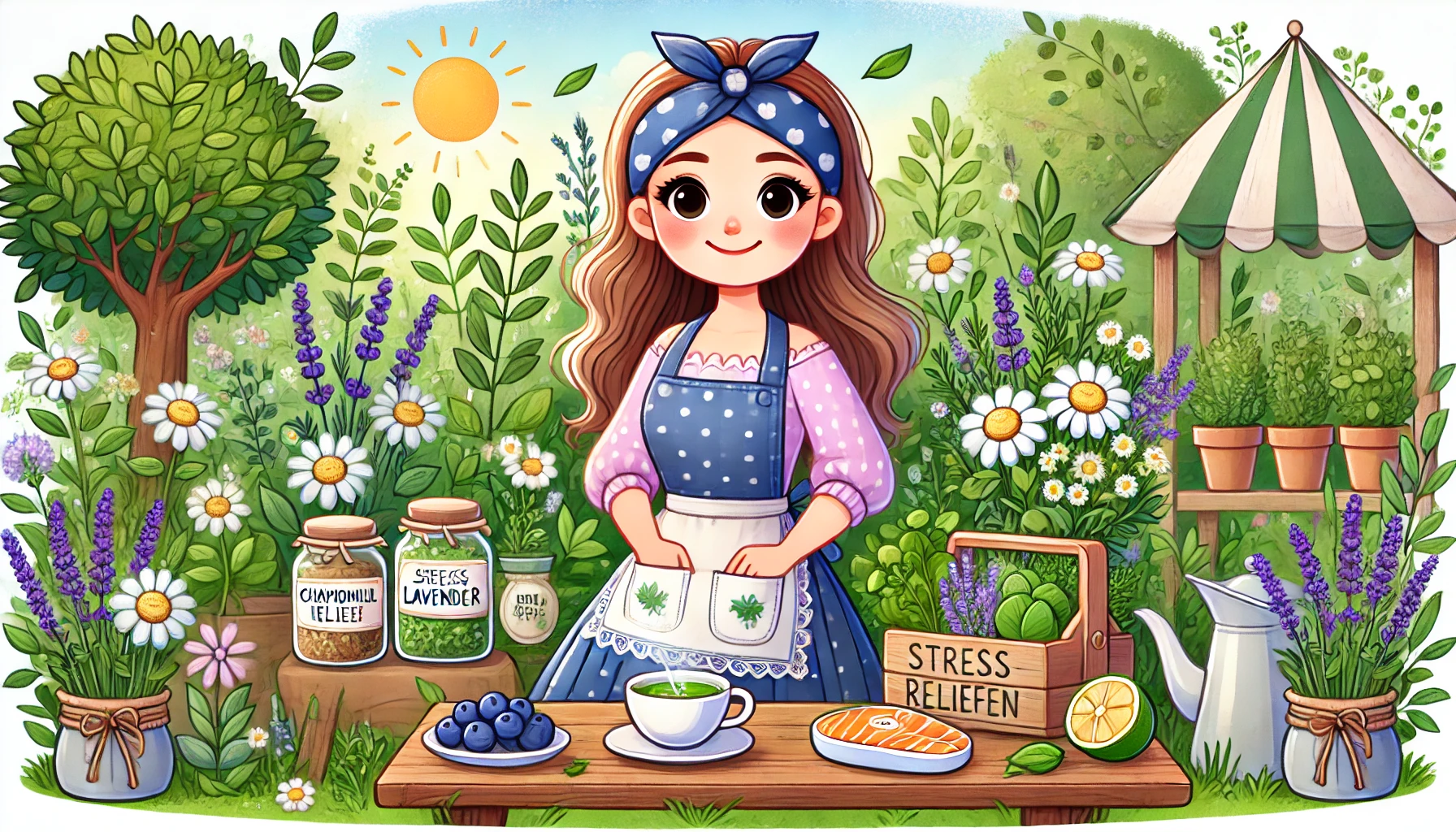 스트레스를 날려줄 약초와 음식 10가지 성분, 효능, 활용법 총정리