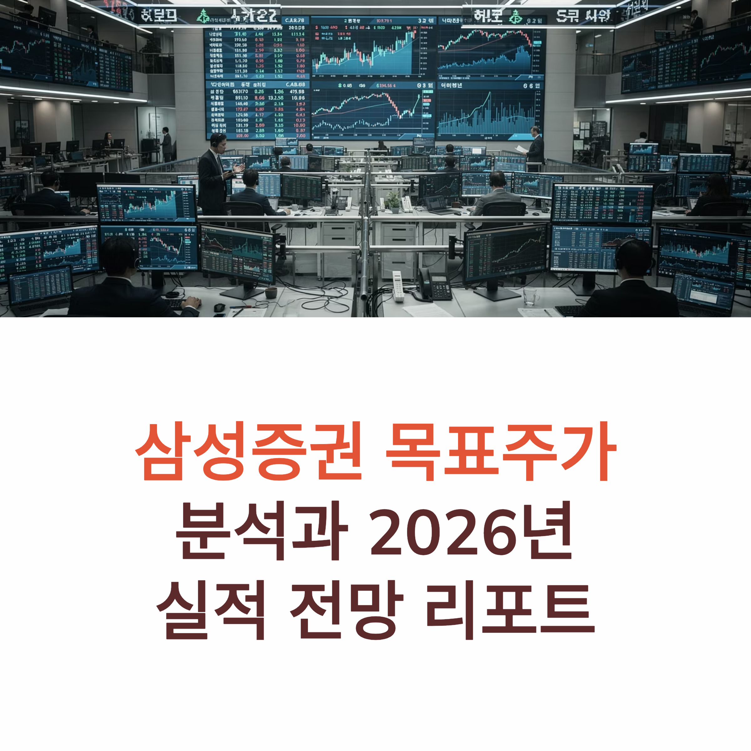 삼성증권 목표주가