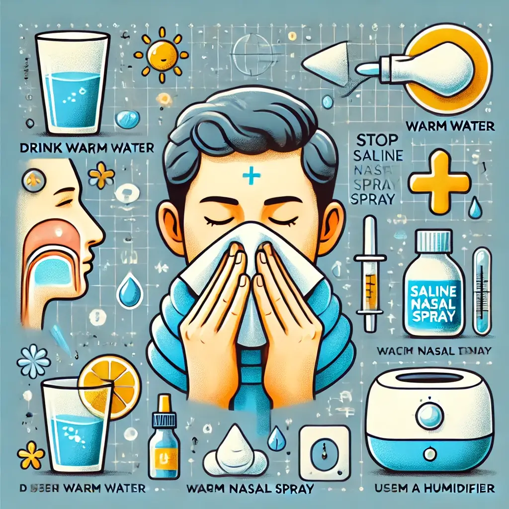 콧물을 멈추는 효과적인 방법