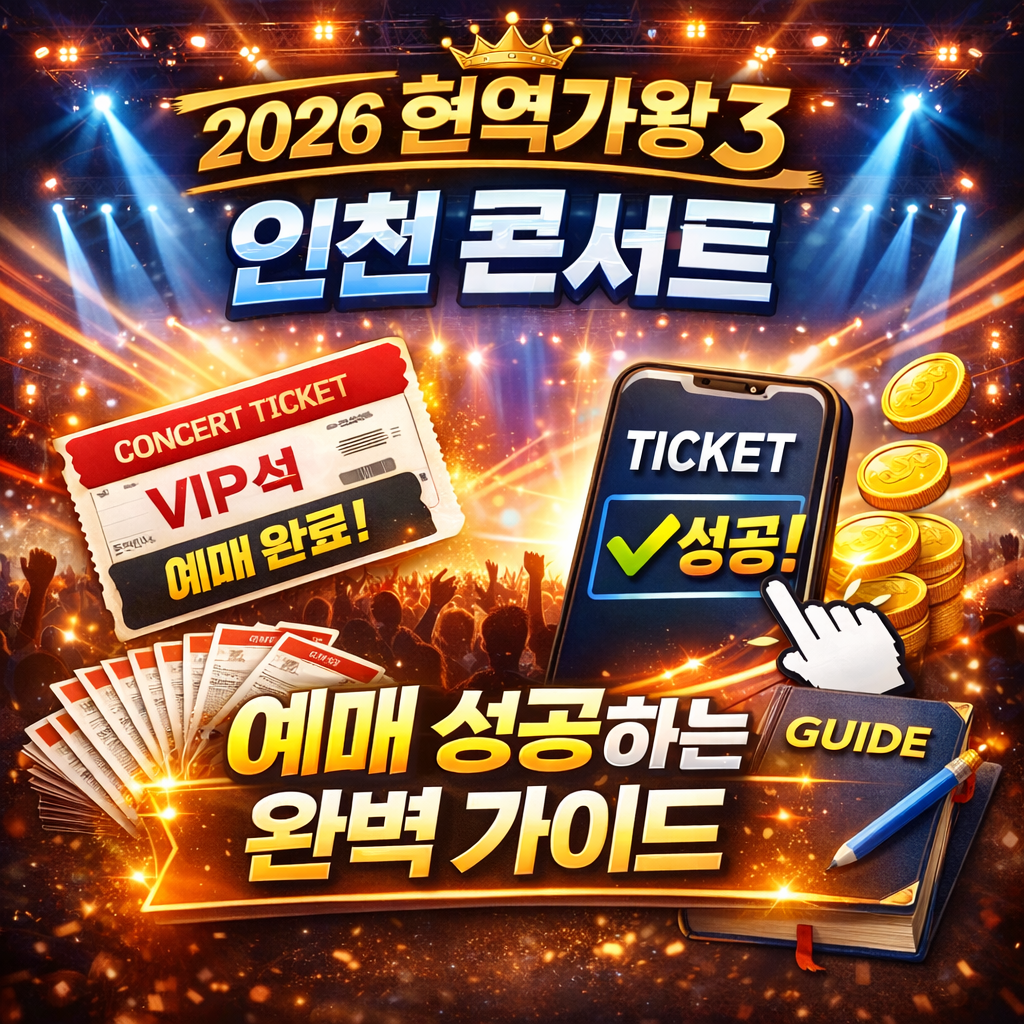 2026 현역가왕3 인천 콘서트표 예매하러 가기