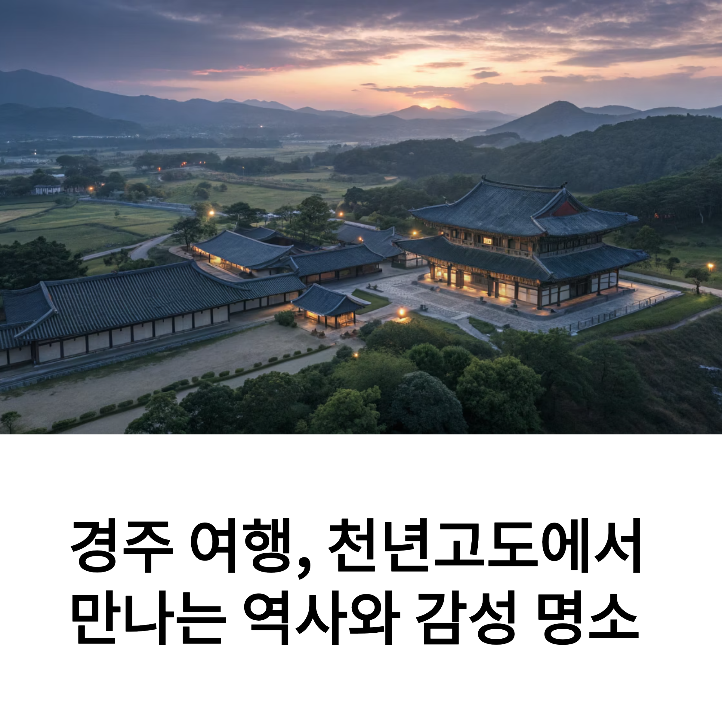 천년고도 경주 여행