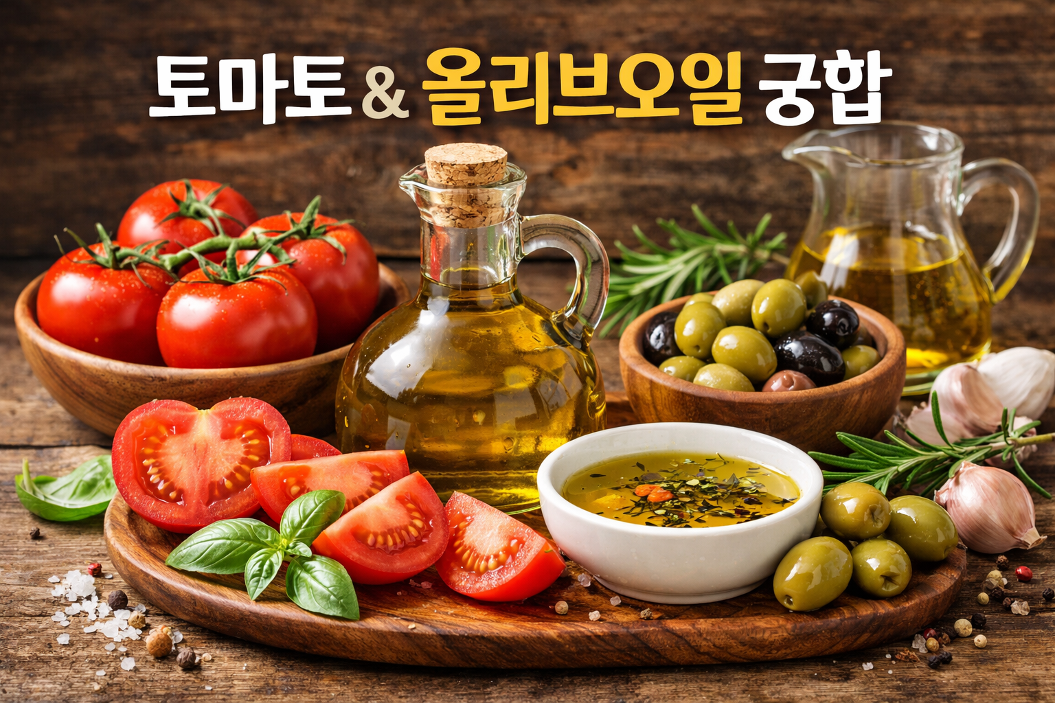 토마토 올리브오일 궁합