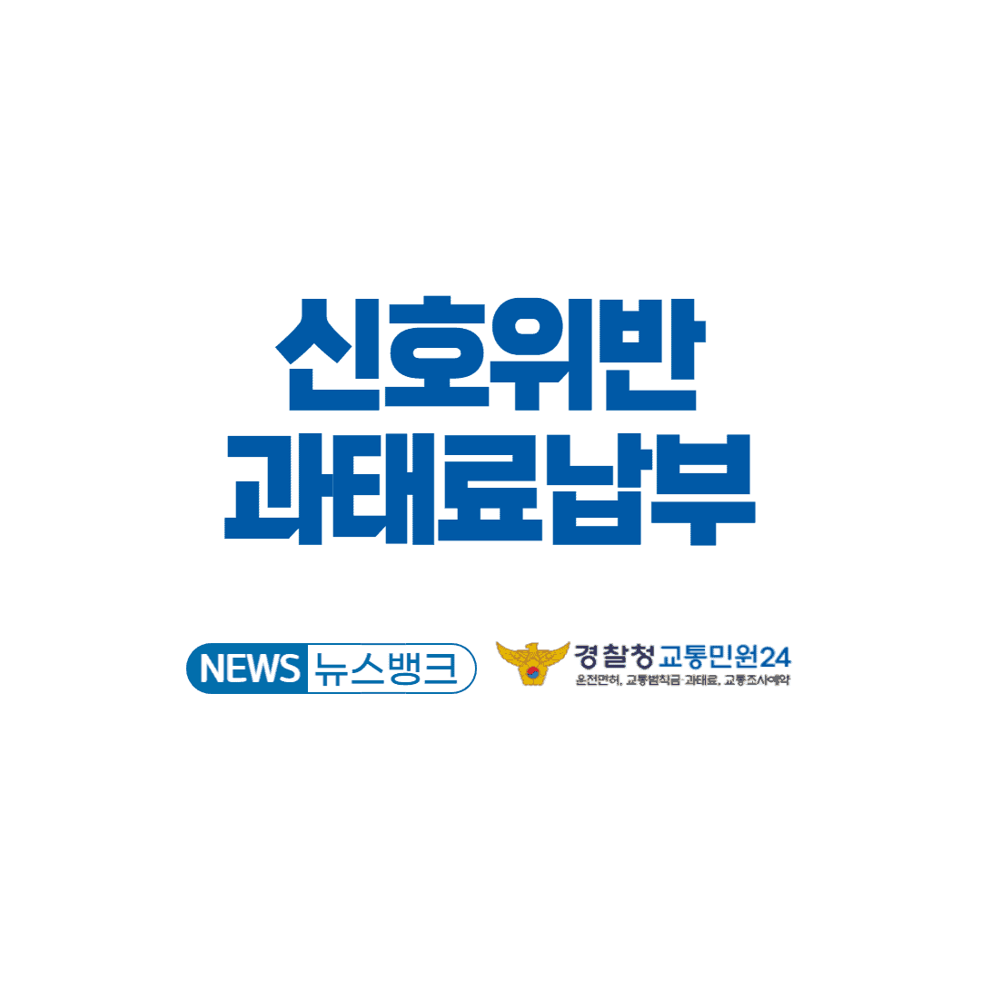 신호위반-과태료-납부