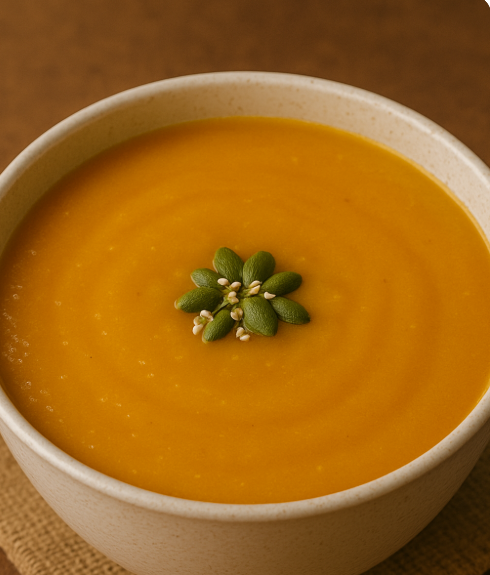 호박죽 음식 사진