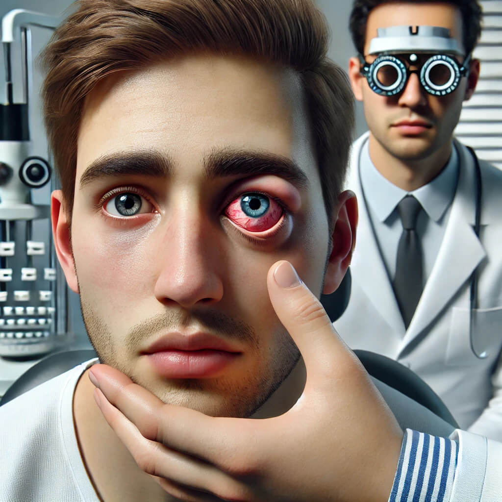 안와골절상-환자