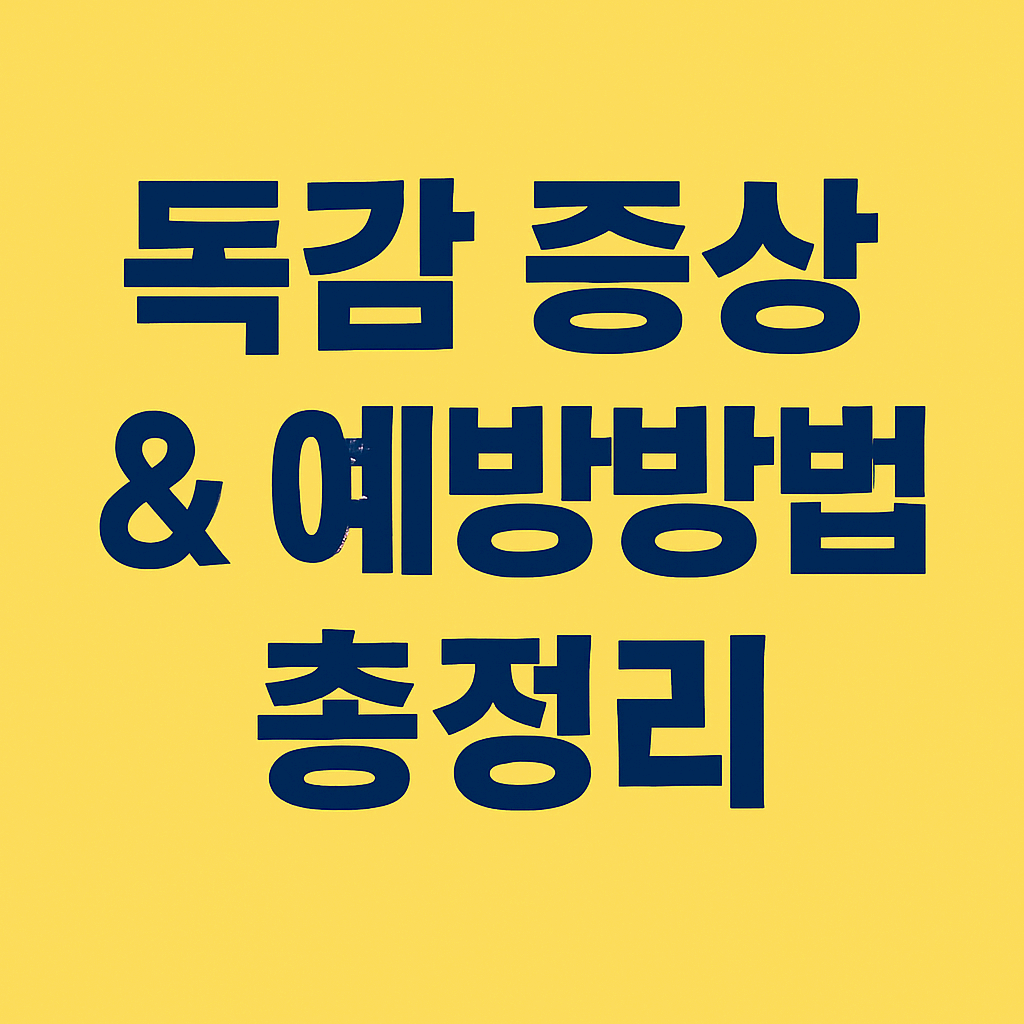 독감증상