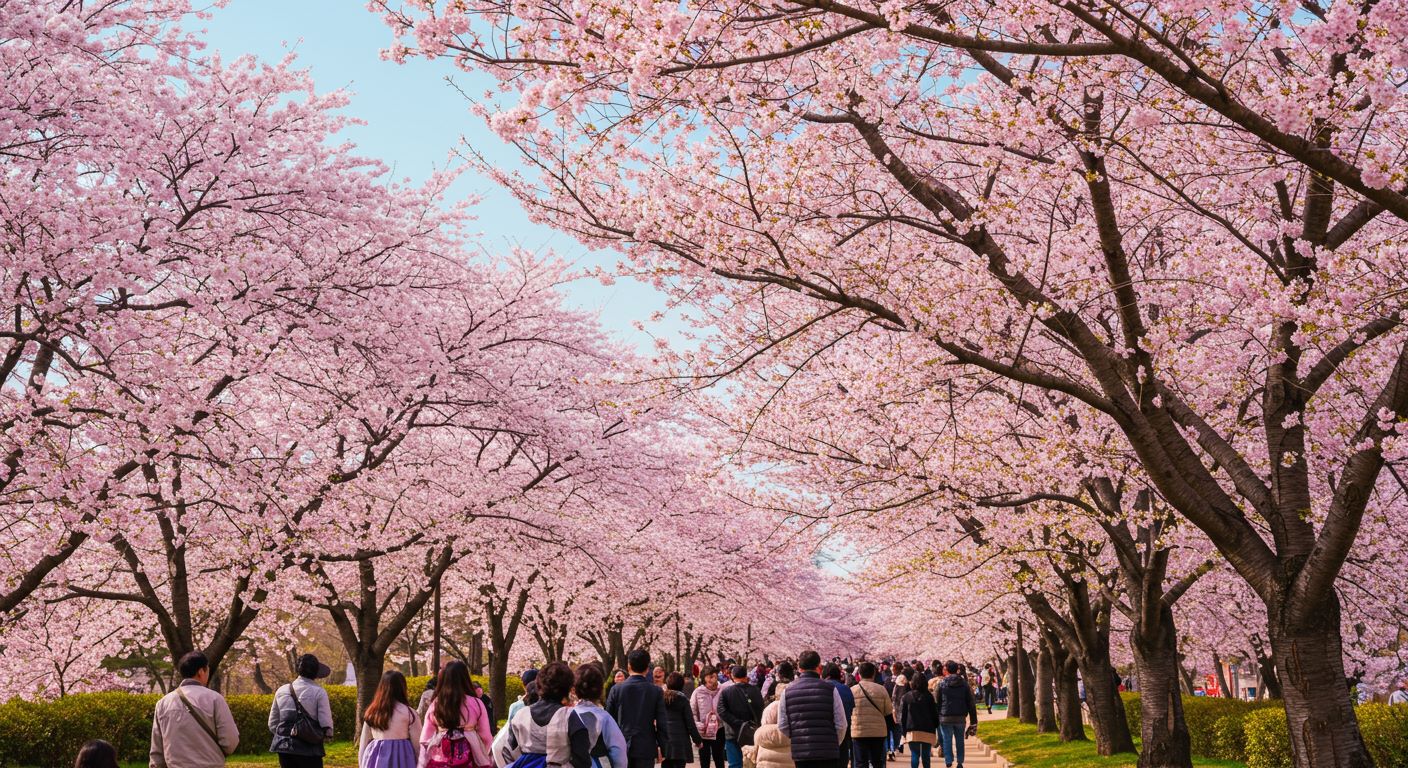 경기권 벚꽃 명소 사진