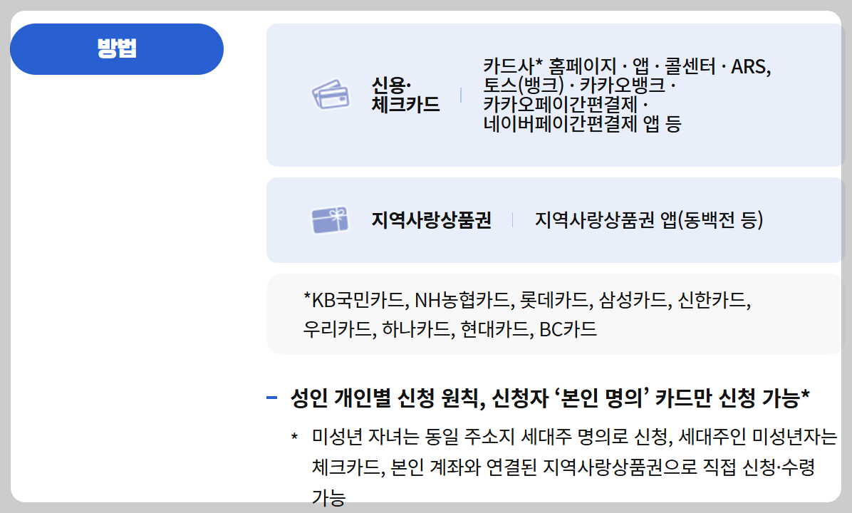 온라인 신청 방법